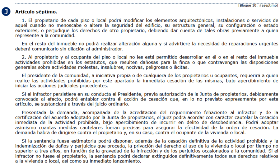 Ley 491960, de 21 de julio, sobre la Propiedad Horizontal